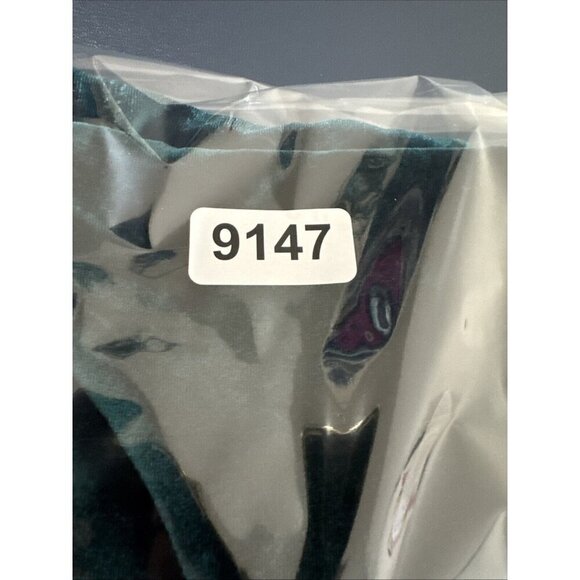 J. Jill Women's XL Stretch Velour Pullover Top Green Long Sleeve EUC - Picture 9 of 10